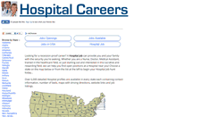 Desktop Screenshot of hospital-careers.com